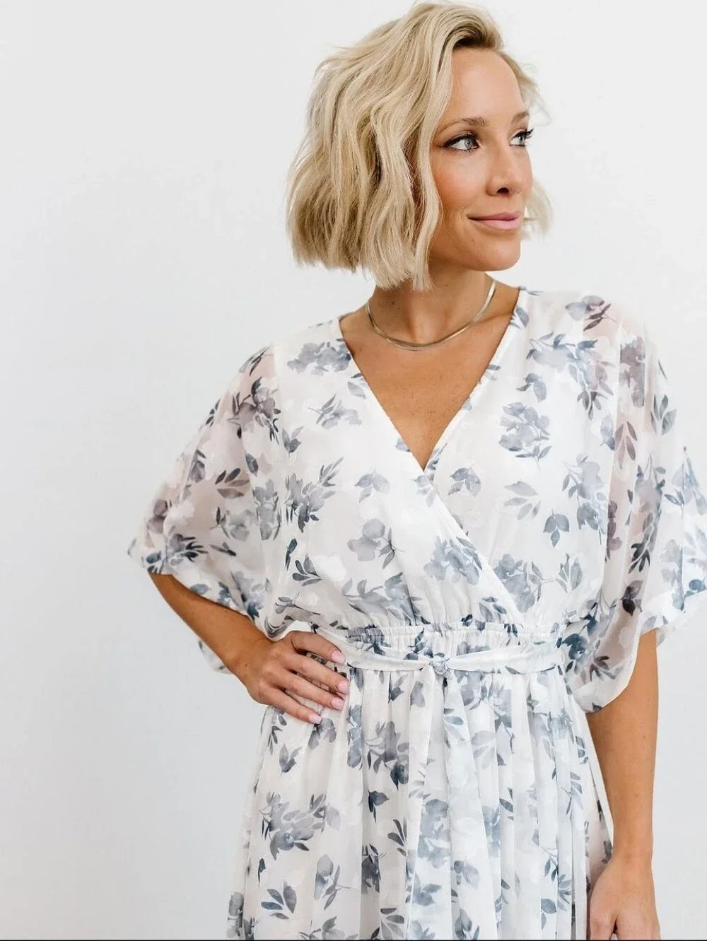 NWT Baltic Born Luca Jacquard Kimono Maxi Dress